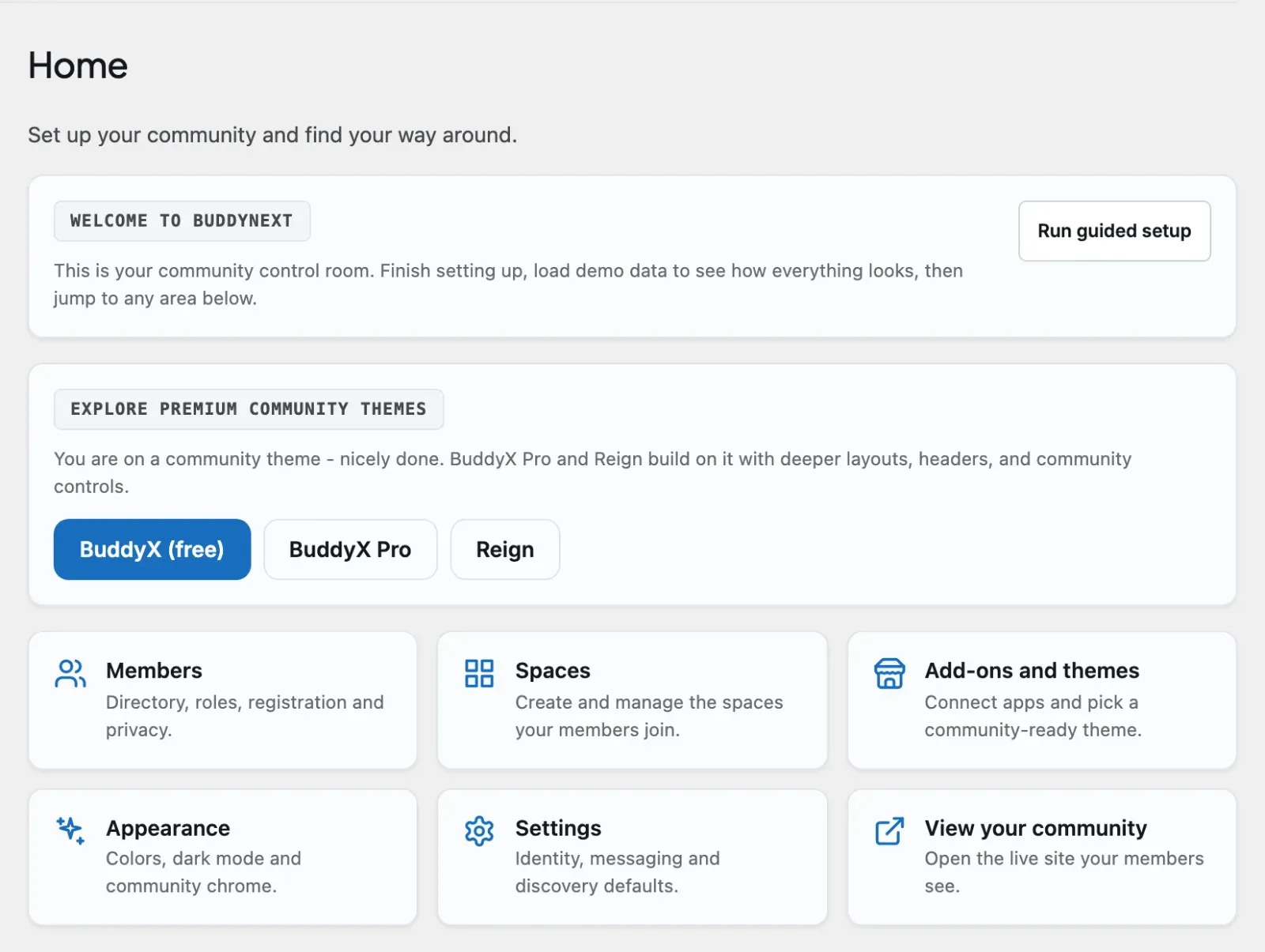 The admin dashboard whose counters and digests are kept fresh by the cron and async jobs documented here