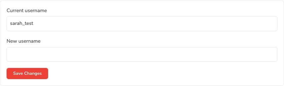 Username Change Form in BuddyPress