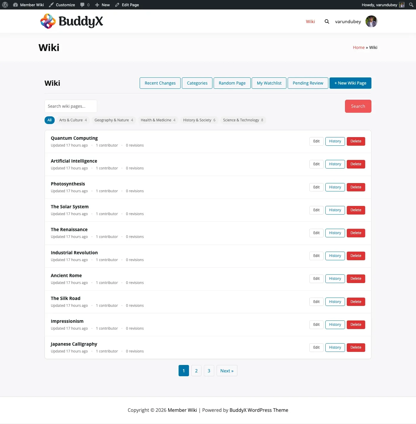 Wiki Dashboard in Standalone Mode