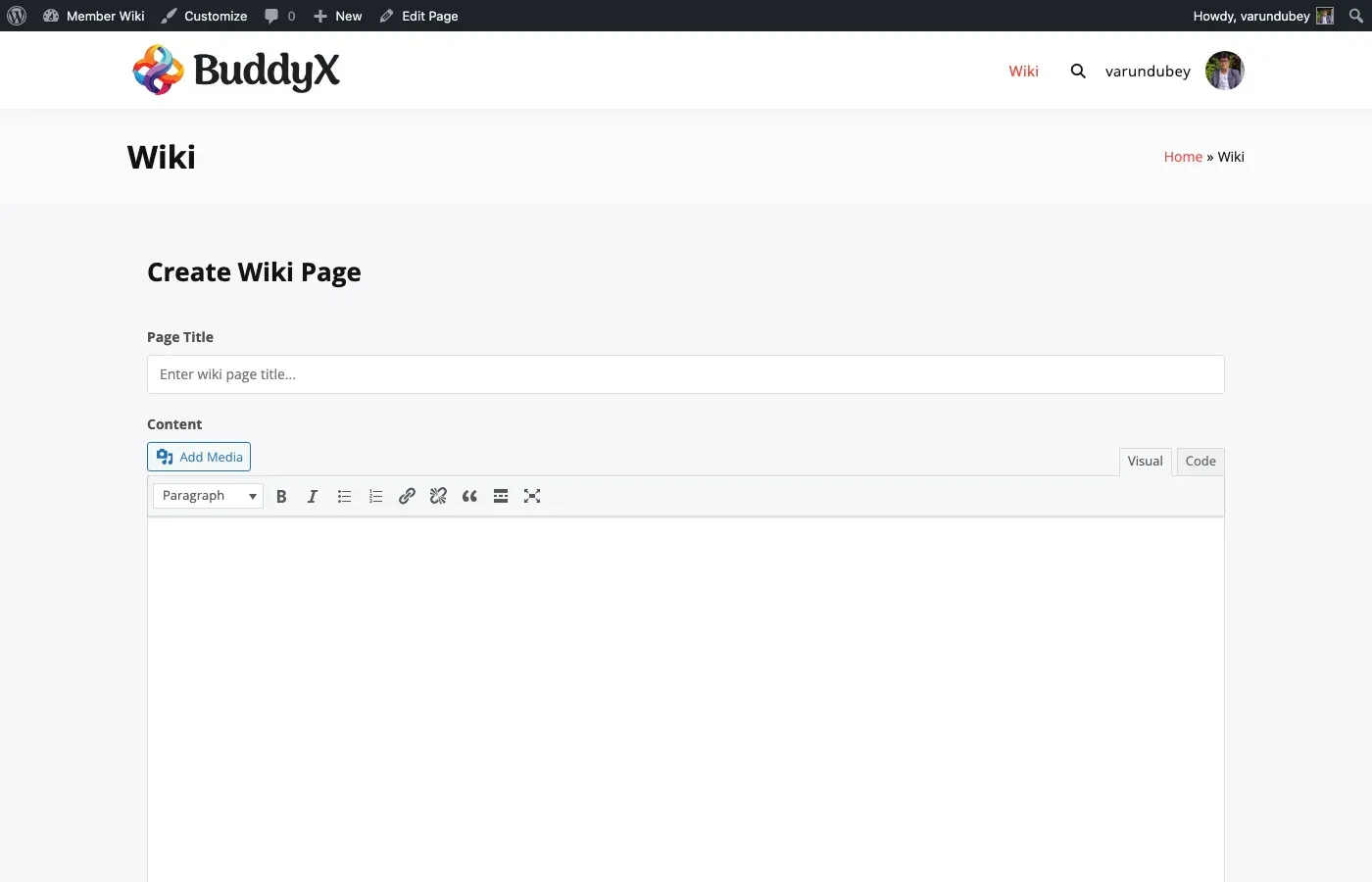 Wiki Editor