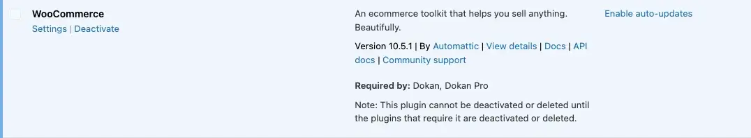 WooCommerce Active